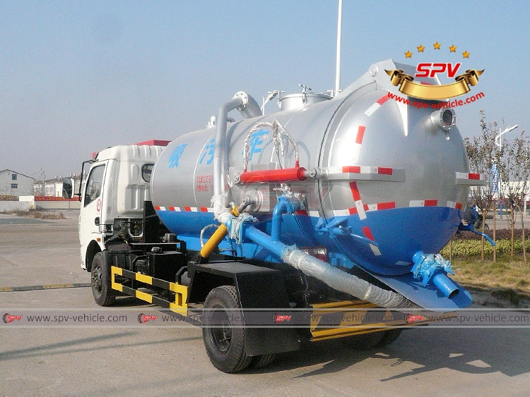 Sewage Vacuum Truck Dongfeng - 1